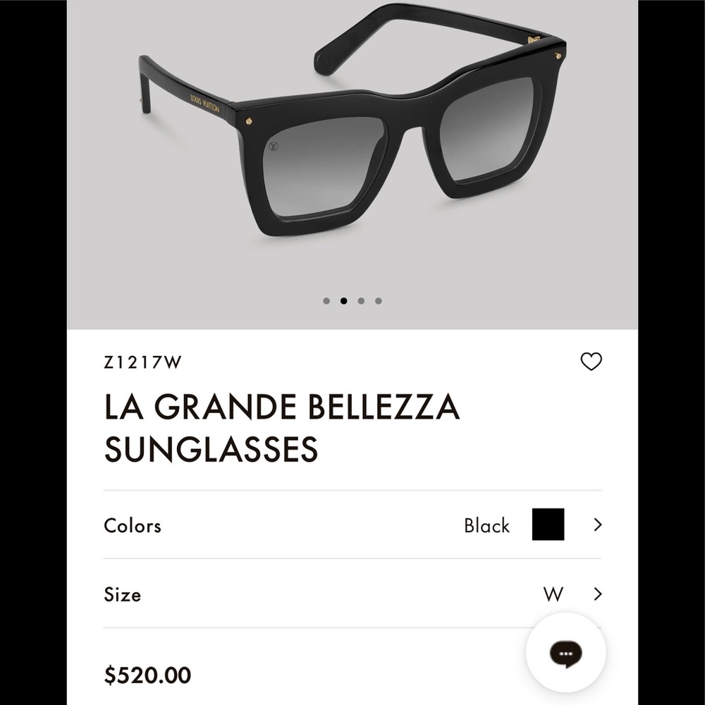 Louis Vuitton La Grande Bellezza Sunglasses